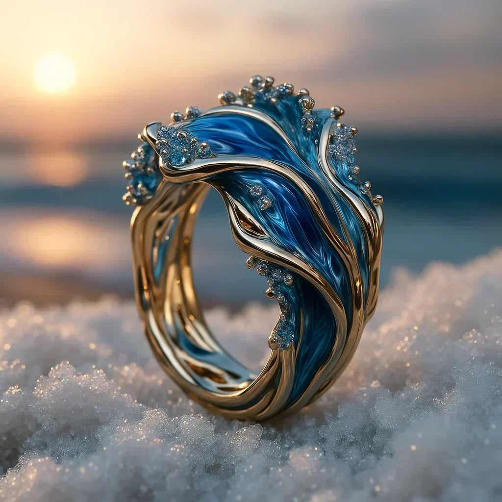Retro Wave-Inspired Ring