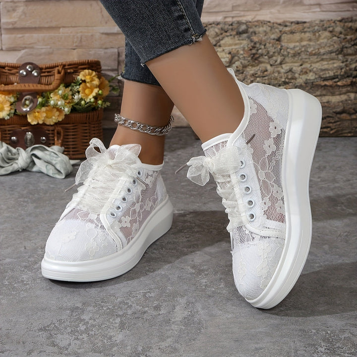 Emilia | Stylowe Sneakersy na Sznurowanie