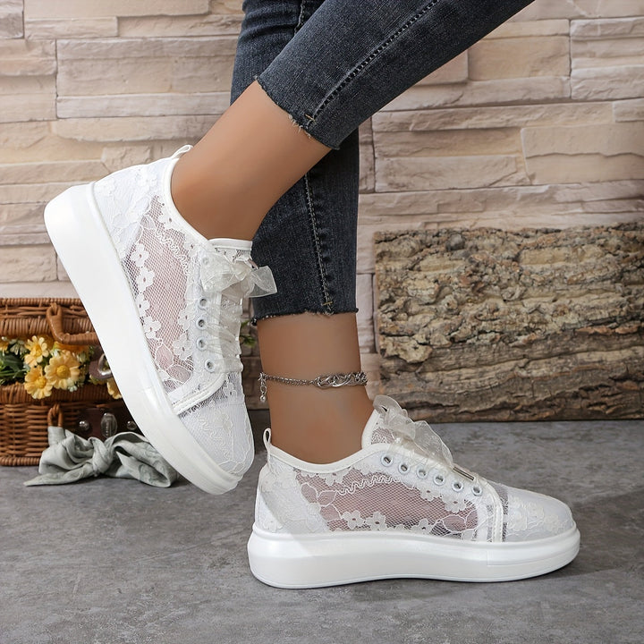 Emilia | Stylowe Sneakersy na Sznurowanie