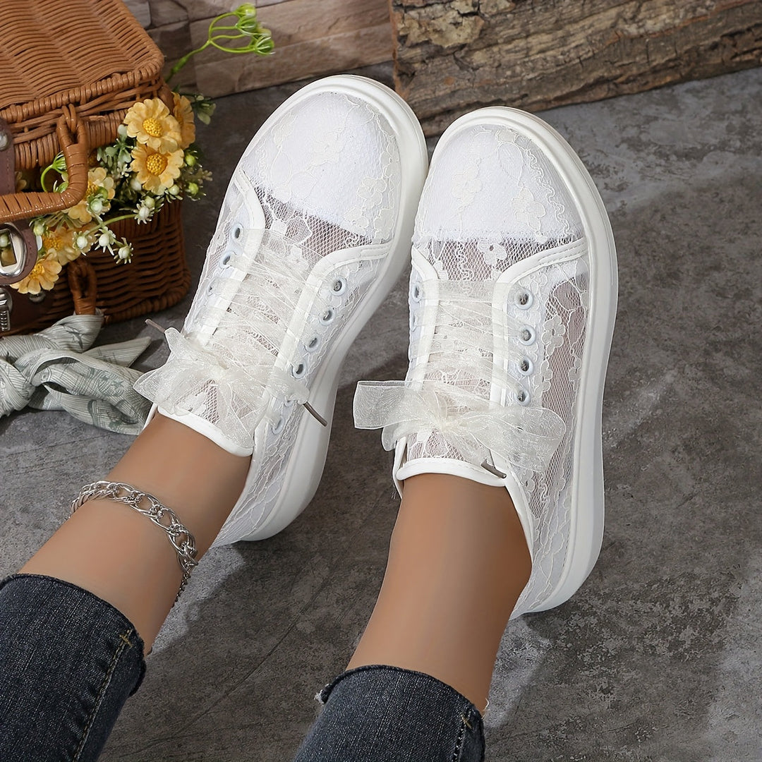 Emilia | Stylowe Sneakersy na Sznurowanie