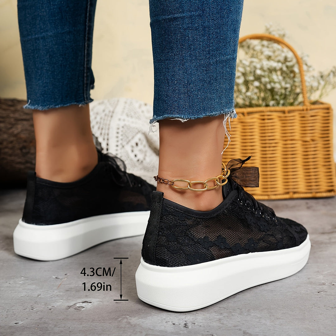Emilia | Stylowe Sneakersy na Sznurowanie
