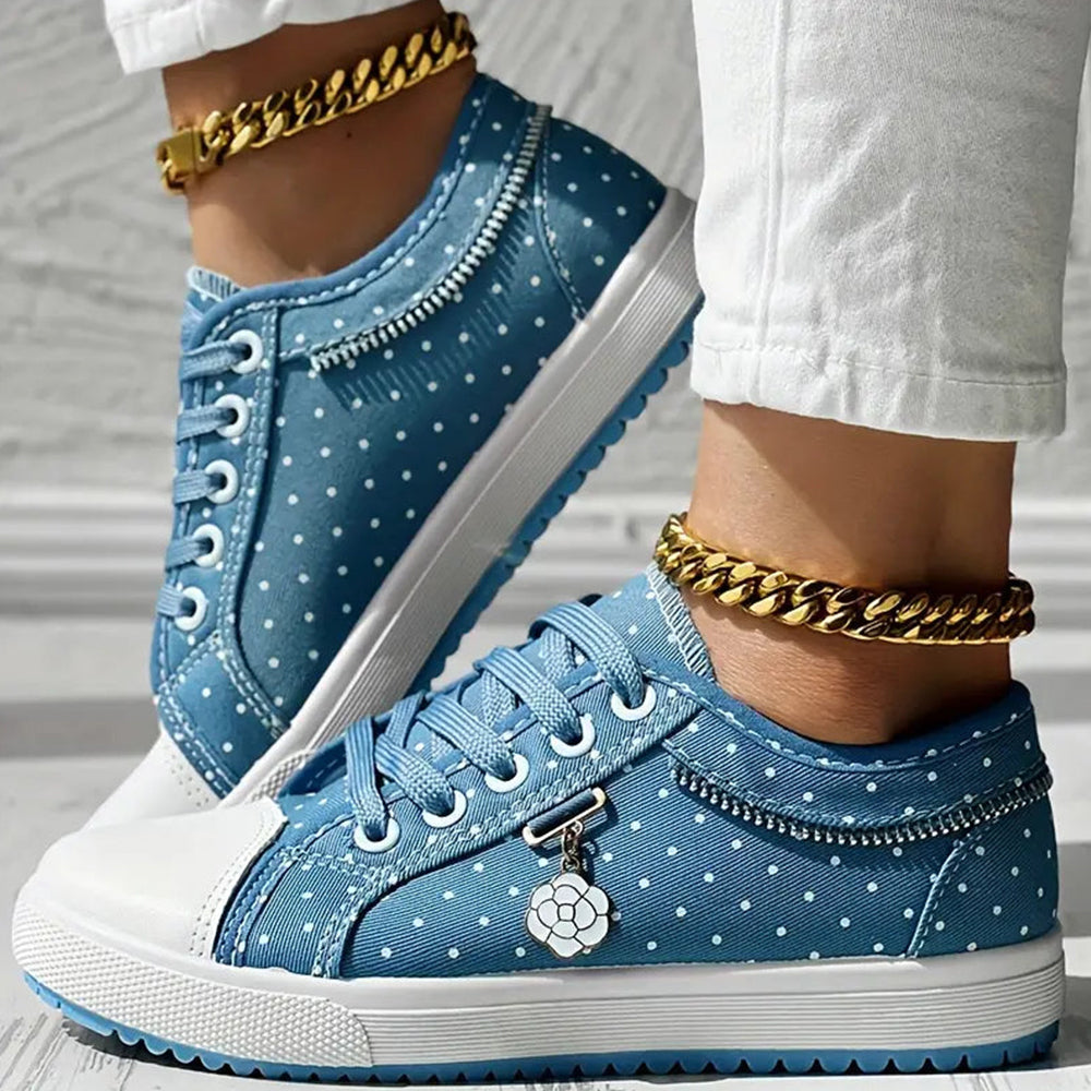Ewa | Stylowe Sneakersy z Wiązaniem