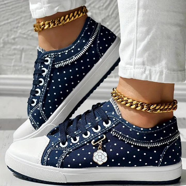 Ewa | Stylowe Sneakersy z Wiązaniem