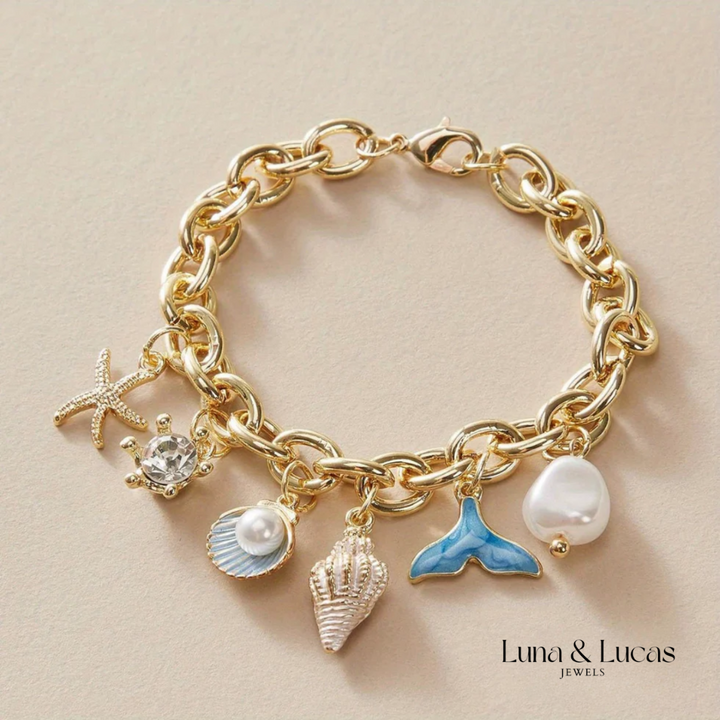 Golden Ocean Shells Bracelets