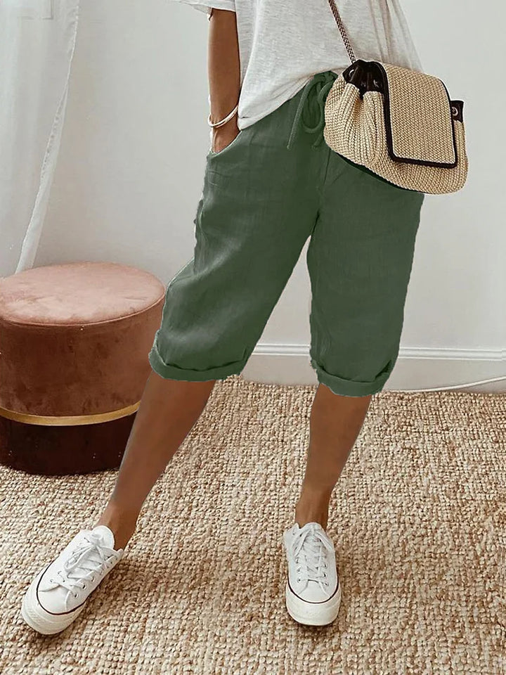 Windra - Casual Breathable Knee-Length Shorts