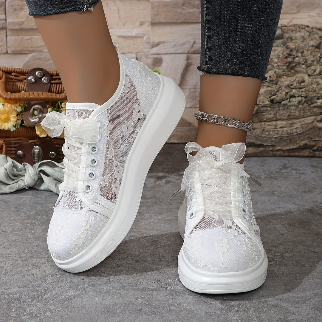 Emilia | Stylowe Sneakersy na Sznurowanie
