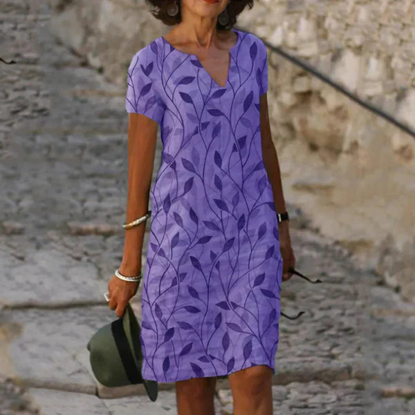 Galina | Casual Elegant Floral Print Dress