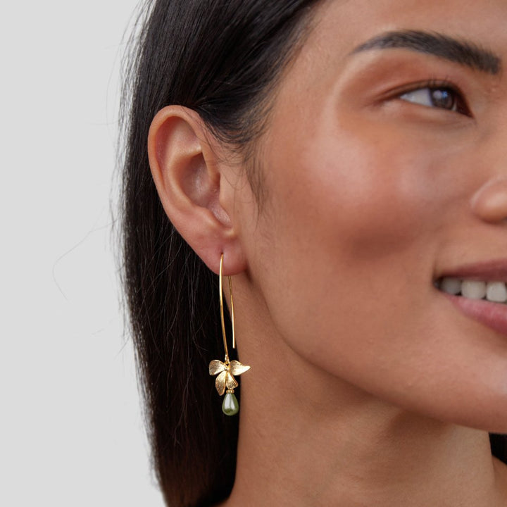Erzulie Gold Leaf Earrings