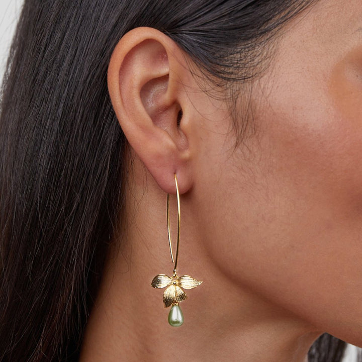 Erzulie Gold Leaf Earrings